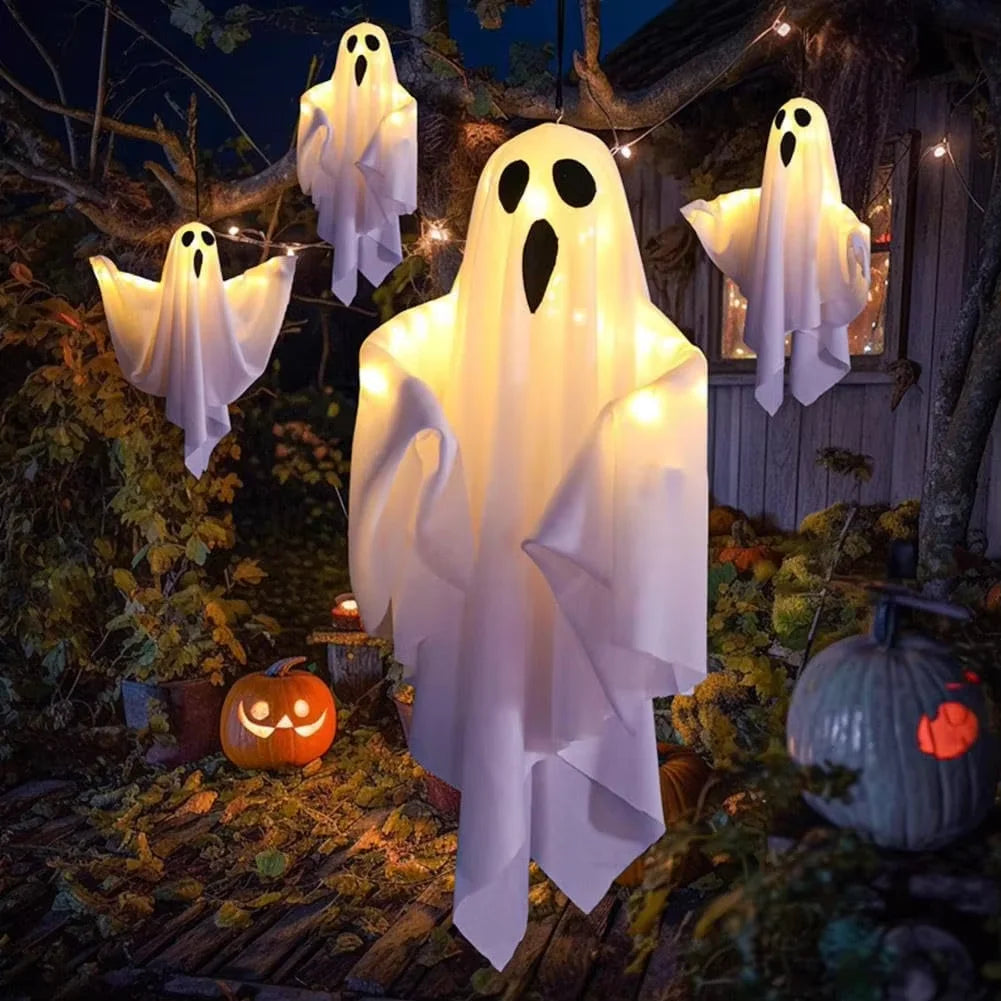 Glowing Ghost LED Hanging Decoration