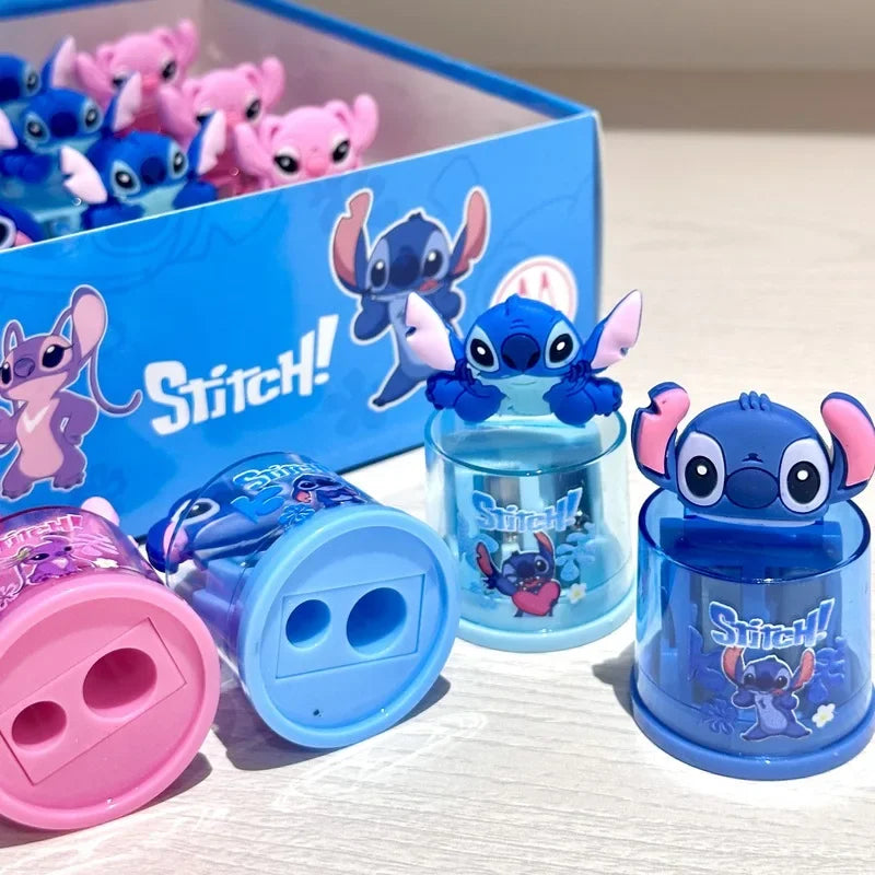 Stitch doll pencil sharpener, cute cartoon student pencil sharpener, Lilo & Stitch stationery, school supplies