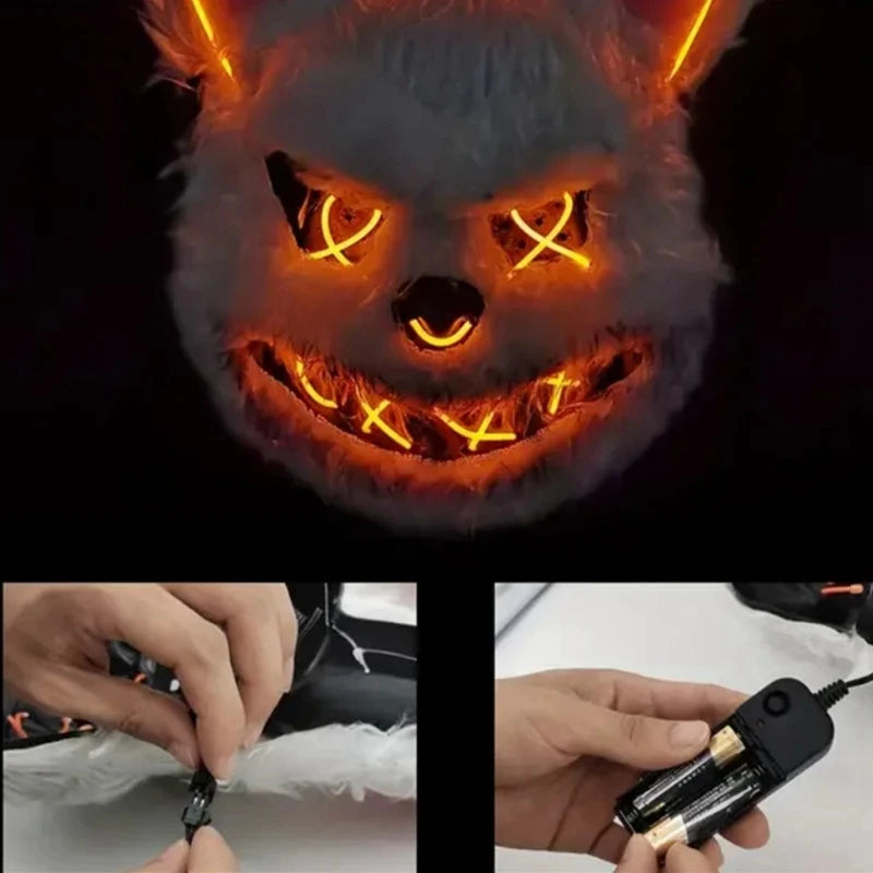 LED Animal Mask – Light-Up Halloween Costume