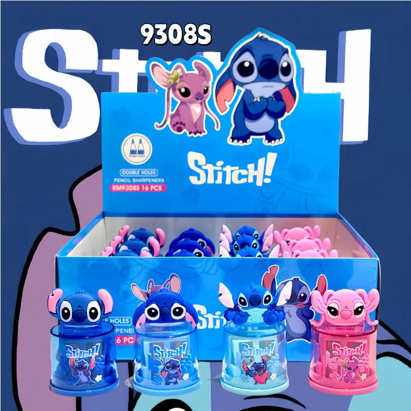 Stitch doll pencil sharpener, cute cartoon student pencil sharpener, Lilo & Stitch stationery, school supplies