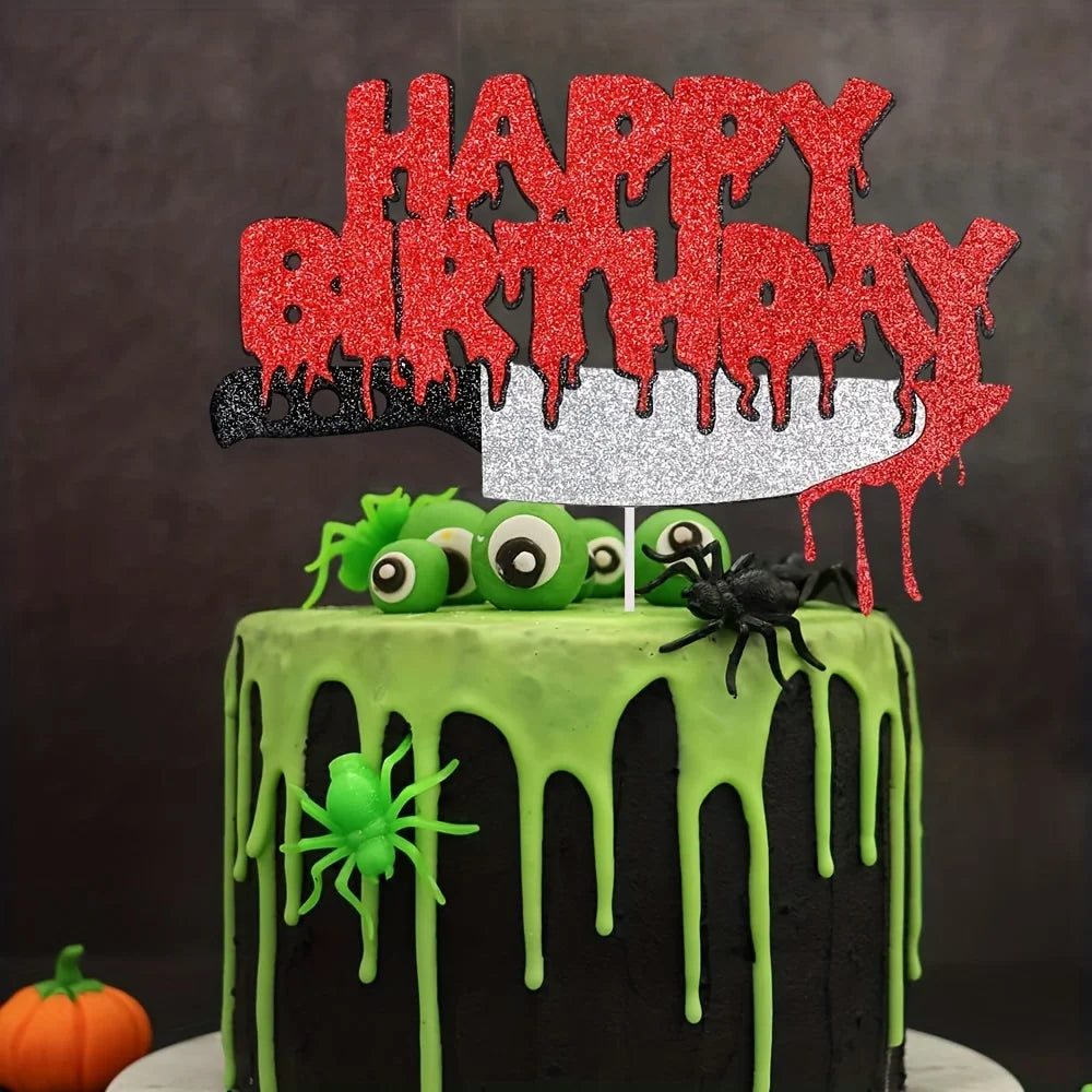 Spooky Halloween Cake Topper