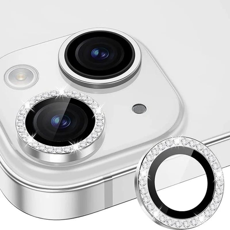 3PCS Diamond Camera Lens Protector For iPhone 15 16 Pro Max Metal Protective Glass For iPhone 11 12 13 14 Pro Max Lens Glass