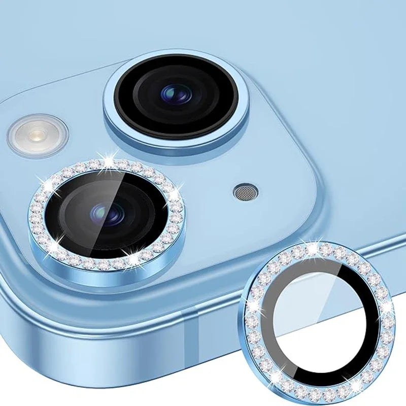 3PCS Diamond Camera Lens Protector For iPhone 15 16 Pro Max Metal Protective Glass For iPhone 11 12 13 14 Pro Max Lens Glass