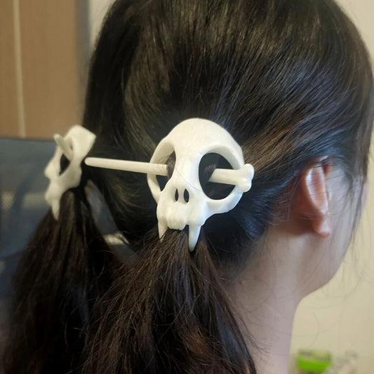 Gothic Skull Hair Pins – Halloween Hair Accessories