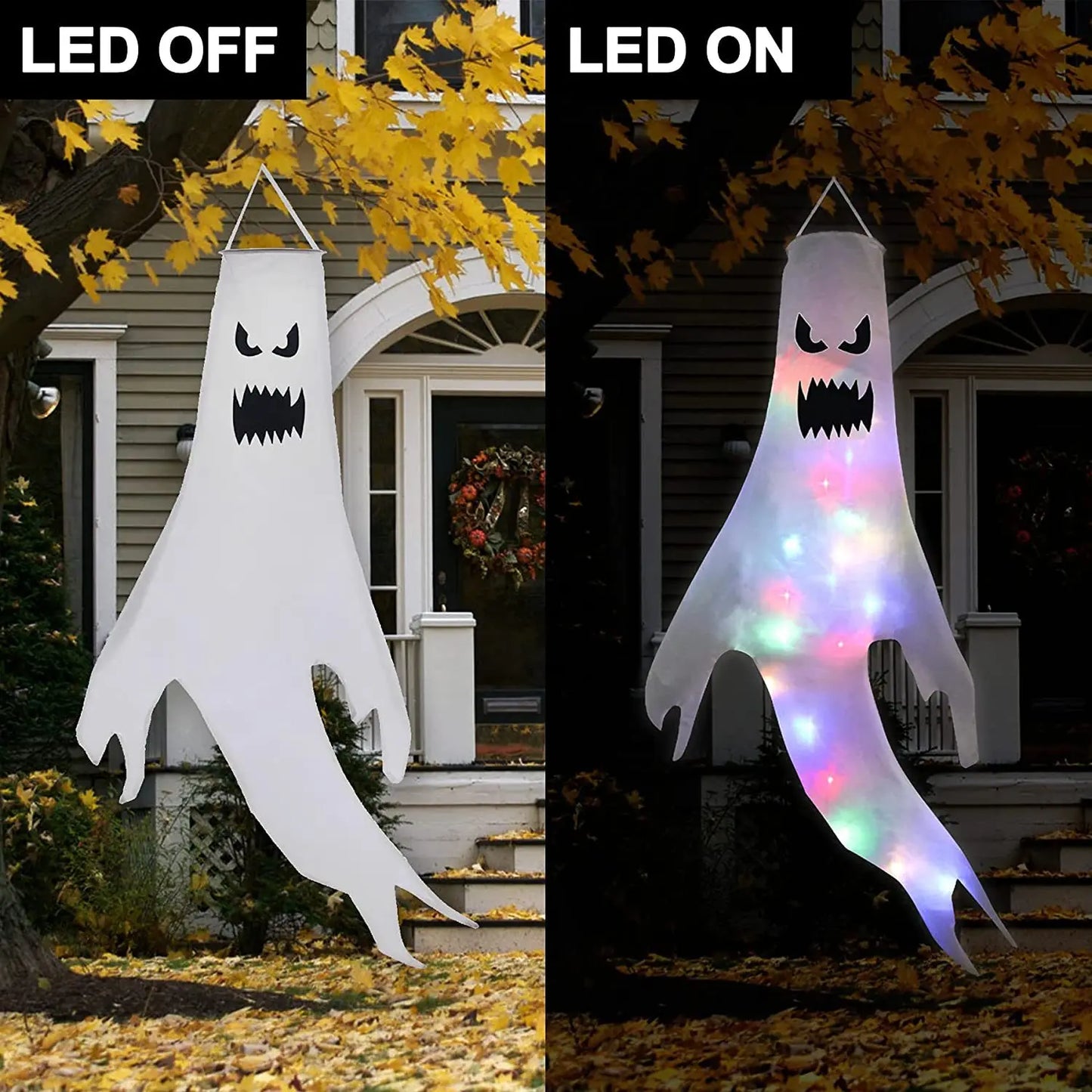 LED Hanging Ghost Light – Indoor & Outdoor Decor