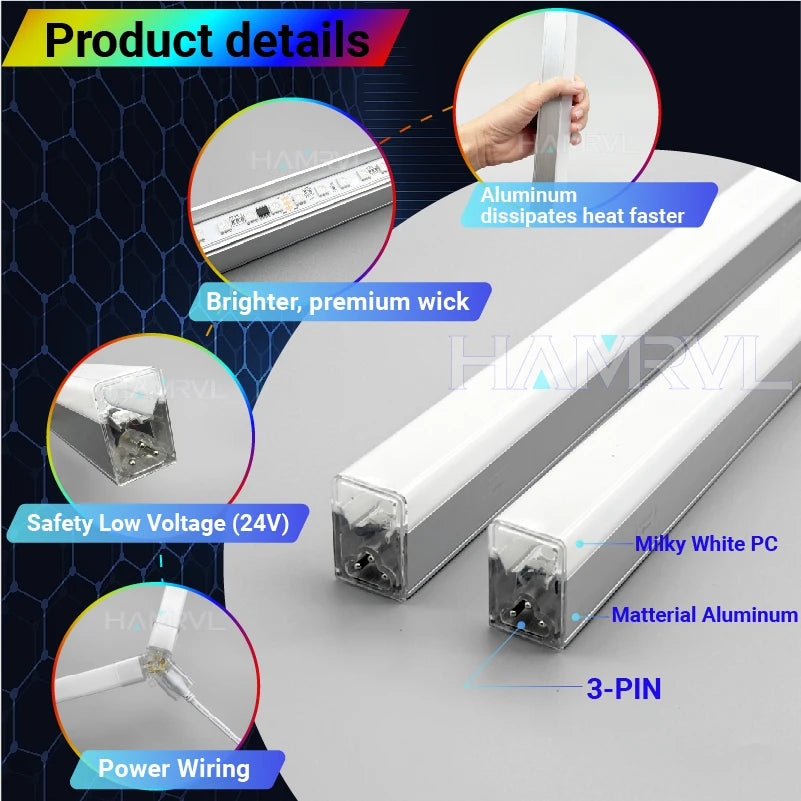 Garage Dimmable Hexagon LED Lighting RGB Color Change 3000-6000K Gym BarberShop Honeycomb Ceiling Lights Halloween Party Gaming