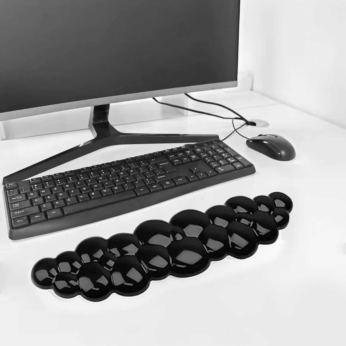 Mouse pad Wrist antislip silicone transparent Wrist brace Support Mat Memory Wrist Mouse Pad Computer Laptop keyboard Mat