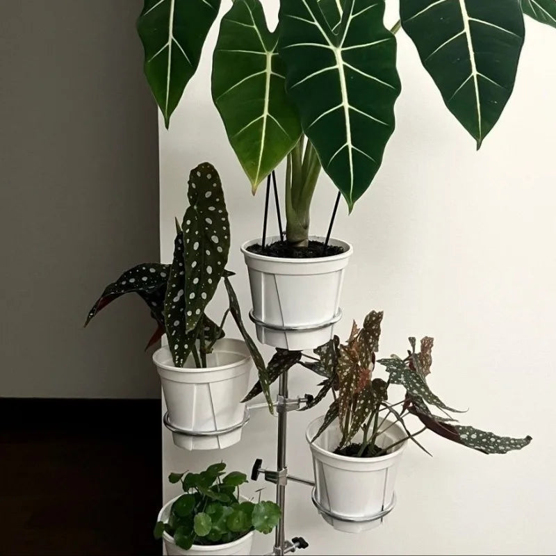 Iron Flowerpot Holder Metal Pots Plants Shelves Plant Stand Indoor Organizer Furniture Garden Outdoor Decorative Accessories