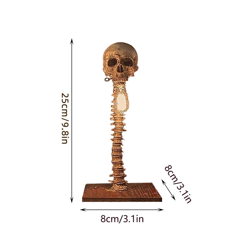 3D Skull Skeleton Table Lamp – Halloween Decor