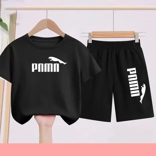 Kids Summer 2-Piece Sportswear Set | T-Shirt & Shorts | Ages 3–12