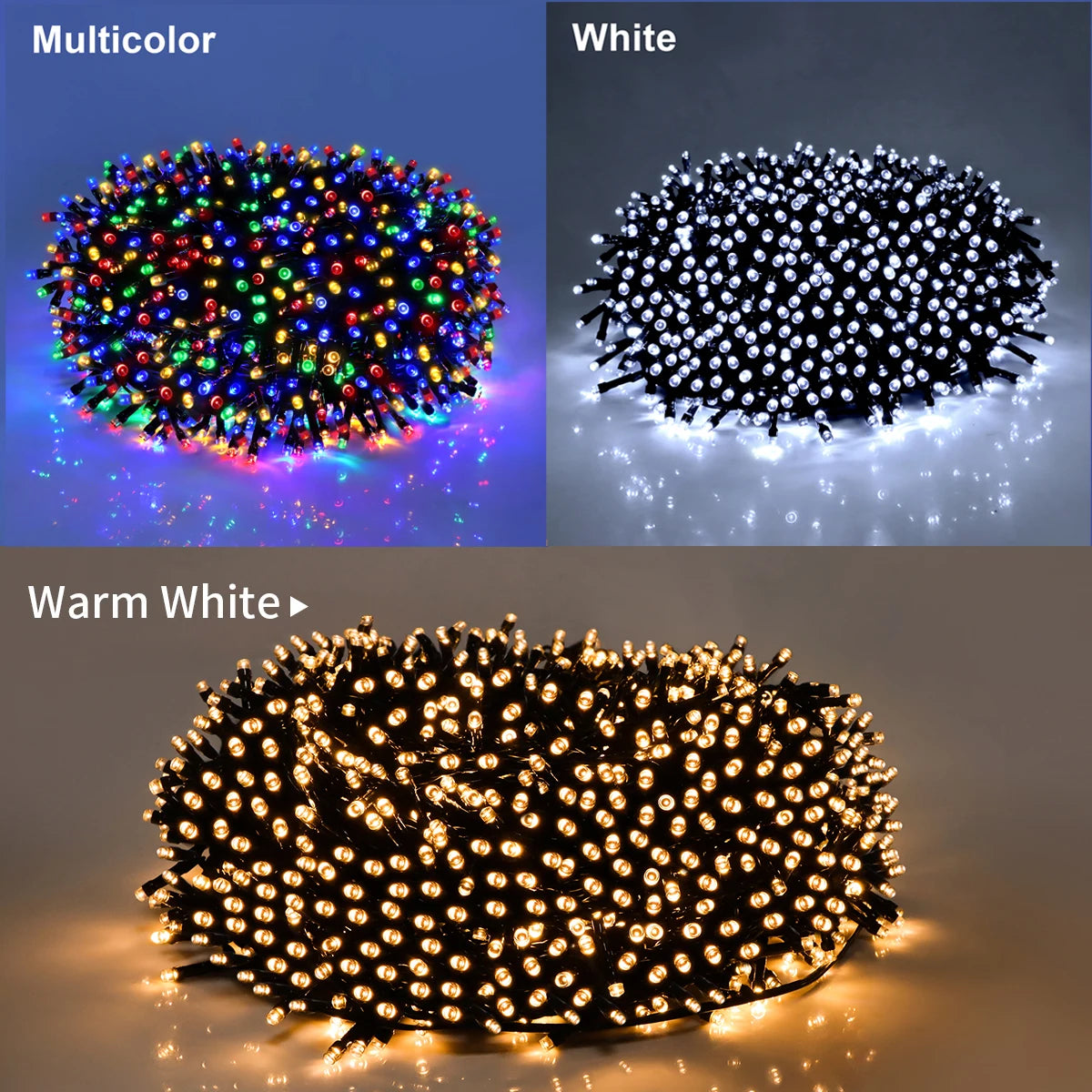 Led Outdoor Light String 100M 1000leds RGB Light Strip Christmas Tree New Year Led Lights Room Decor luces de navidad EU US Plug