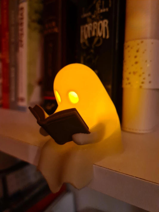 Flickering Ghost Shelf Sitter – Halloween Decor