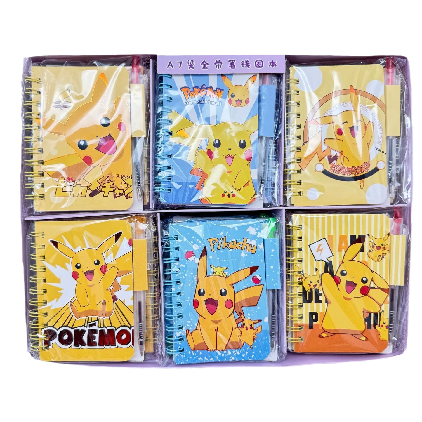 Pokemon Pikachu Notebook Cute Cartoon School Supplies Portable Diary Fashion Office Supplies Coil Book Children Holiday Gift