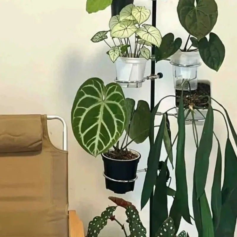 Iron Flowerpot Holder Metal Pots Plants Shelves Plant Stand Indoor Organizer Furniture Garden Outdoor Decorative Accessories