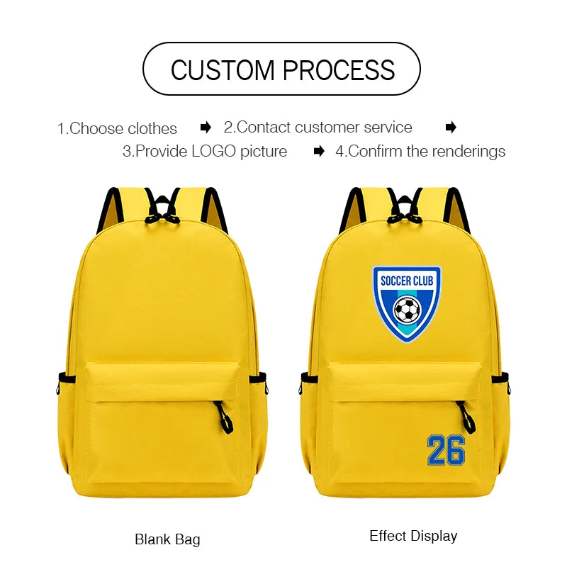 Custom Children's School Bags Schoolbag for Primary and Secondary School Backpacks print logo Students laptop bags DIY photo