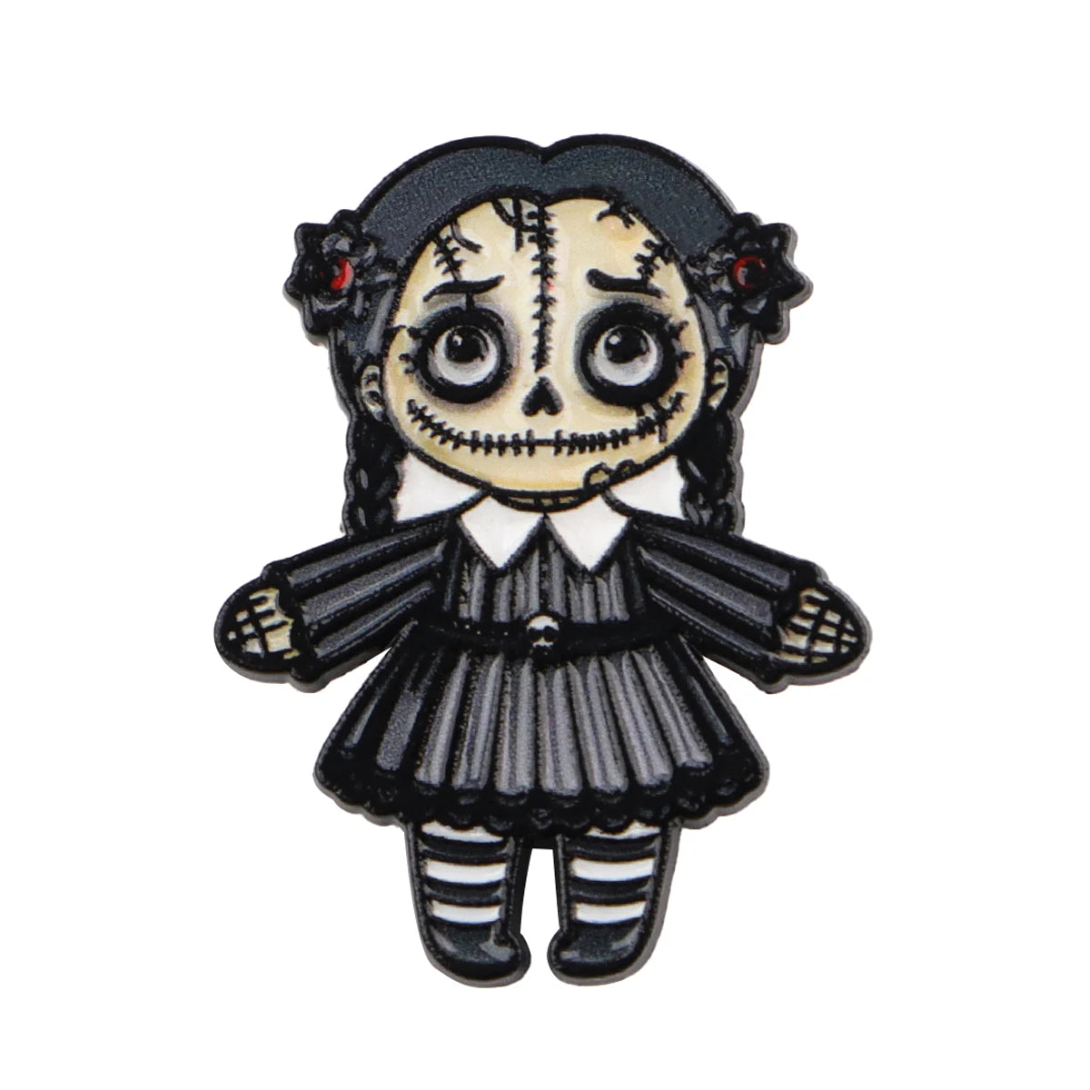 Skull Enamel Pin Badge – Halloween Accessories