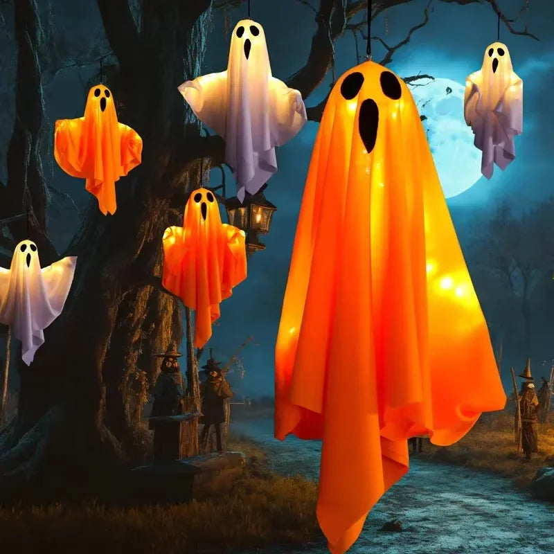 Glowing Ghost LED Hanging Decoration