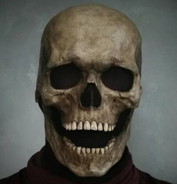 Full Head Latex Skull Mask – Horror Costume