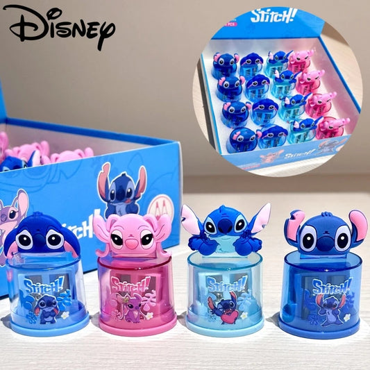 Stitch doll pencil sharpener, cute cartoon student pencil sharpener, Lilo & Stitch stationery, school supplies