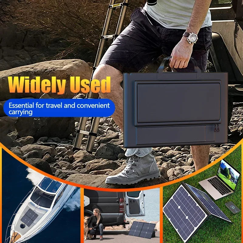 1000W Solar Panel Kit, Foldable Solar Panel,Foldable Solar Power Bank, Portable Charger, 18V Car Boat, Caravan, Camping
