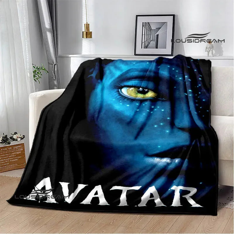 Movie Avatar: The Way of Water Printed blanket Flange Warm blankets picnic blanket Home travel blanket bed linings Birthday Gift