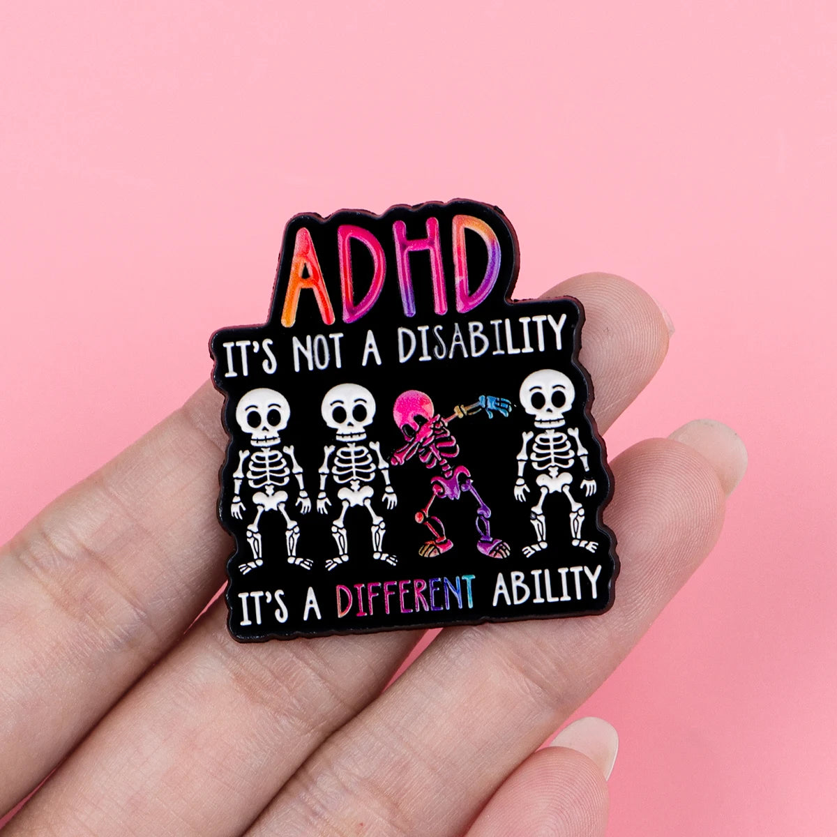 Skull Enamel Pin Badge – Halloween Accessories