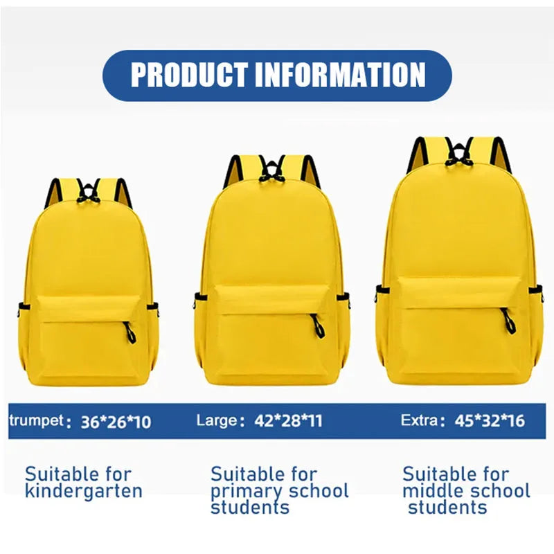 Custom Children's School Bags Schoolbag for Primary and Secondary School Backpacks print logo Students laptop bags DIY photo
