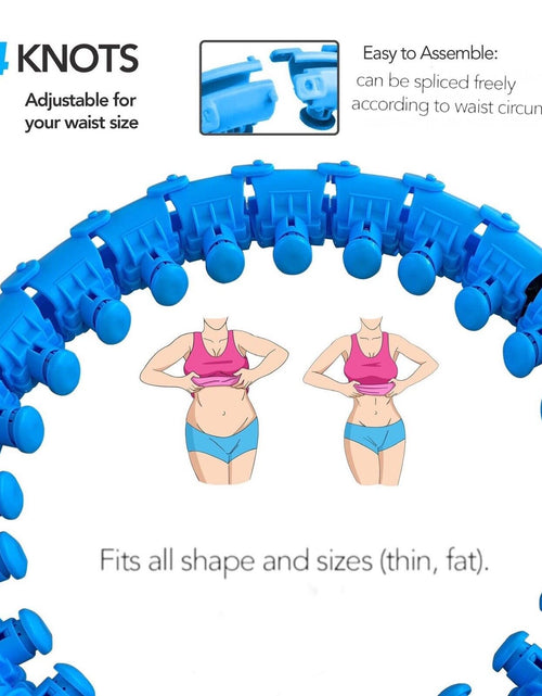 Load image into Gallery viewer, 4 Extra Links for Smart Weighted Infinity Hula Hoop, Adjustable to Waistline
