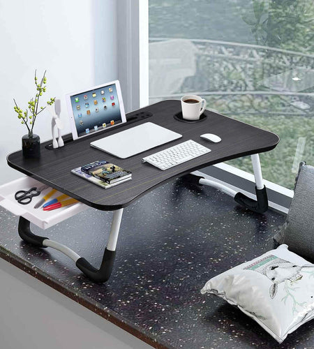 HBN Laptop Desk, Laptop Bed Stand Foldable, Laptop Table Folding Breakfast Tray