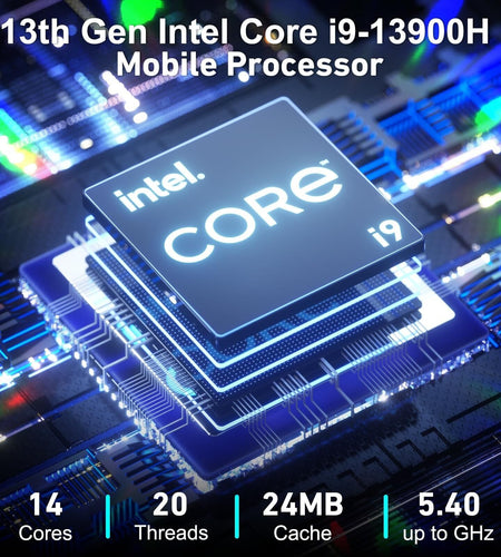 GEEKOM Mini PC Mini IT13, 13Th Gen Intel I9-13900H NUC13 Mini Computers(14 Co...