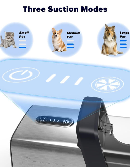 Load image into Gallery viewer, Dog Grooming Kit &amp; Dog Hair Vacuum,15000 Pa Powerful Suction, Pet Grooming Va...
