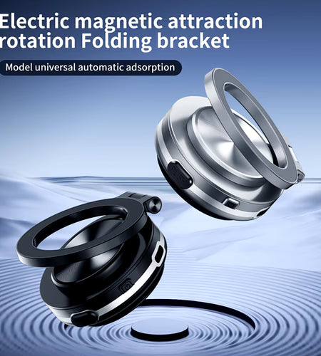 360°Rotatable Car Magnetic Holder Intelligent Vacuum Adsorption Phone Holder Car Mount Windshield Magnetic Car Stable Holder