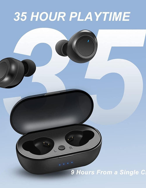 Load image into Gallery viewer, Audífonos Bluetooth Auriculares Impermeable Recargables Inalámbrico Color Negro
